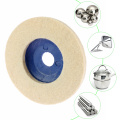 Practical For Metal Marble Glass Ceramic 4inch 100mm Wool Polishing Wheel Polishing Pads Angle Grinder Wheel Felt Polishing Disc